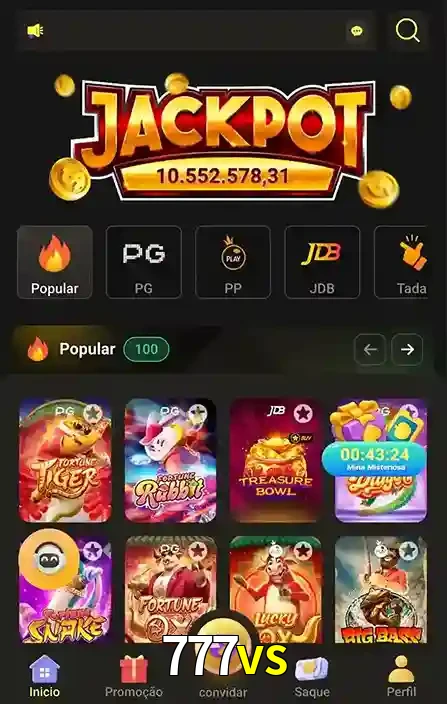 Promoções Especiais no 777vs App